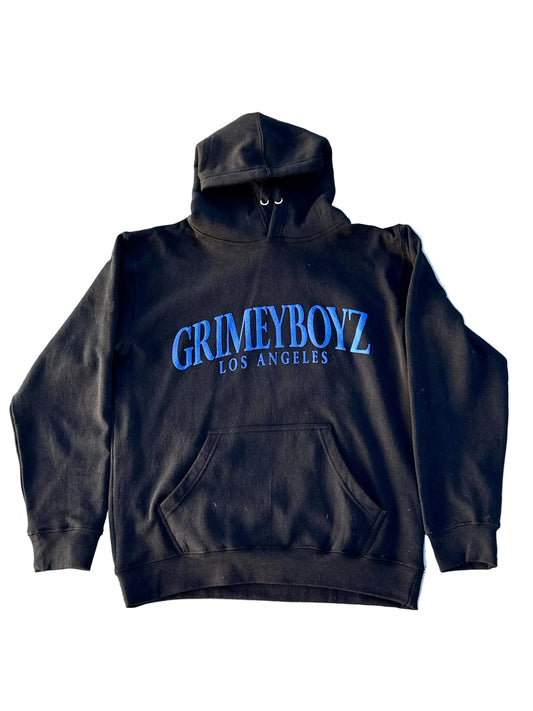 GRIMEY BOYZ PUFF PRINT HOODIE (BLUE)