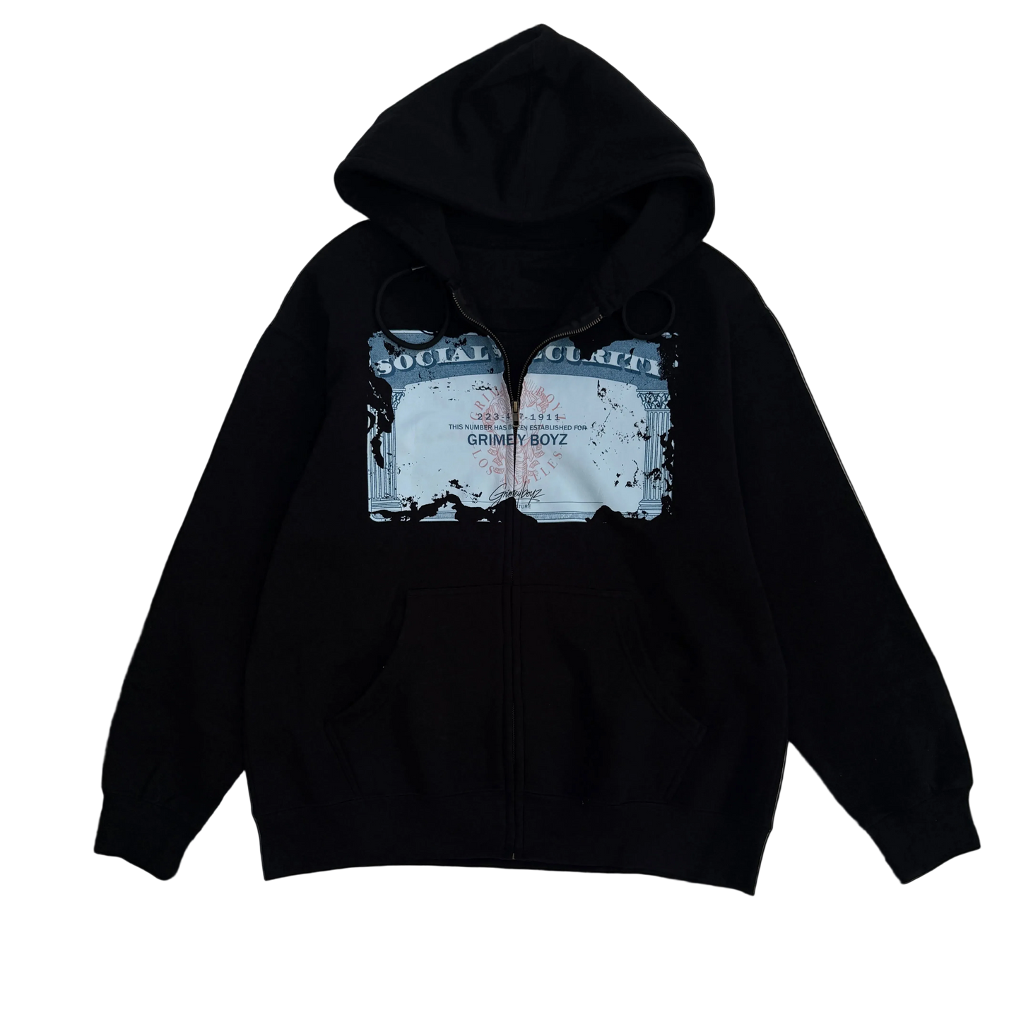 GRIMEY BOYZ SSN ZIP-UP HOODIE