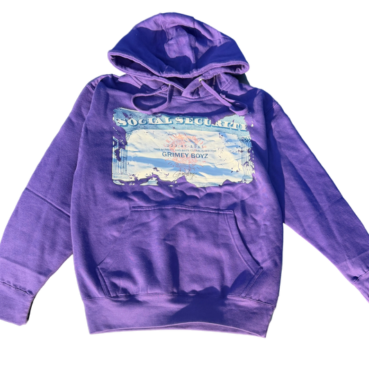 PURPLE GRIMEY BOYZ SSN HOODIE